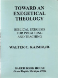 Toward An Exegetical Theology