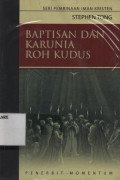 Baptisan dan Karunia Roh Kudus