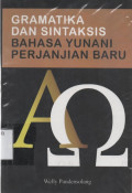 Gramatika dan Sintaksis Bahasa Yunani Perjanjian Baru